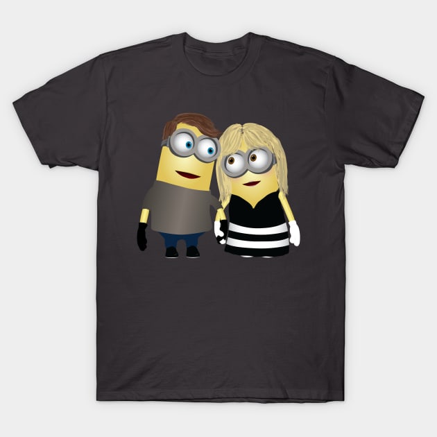 Minions in love T-Shirt by shapix